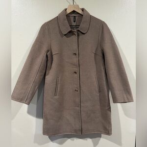 100% Wool Women's Tan Brown Coat NEW NWT Size Small